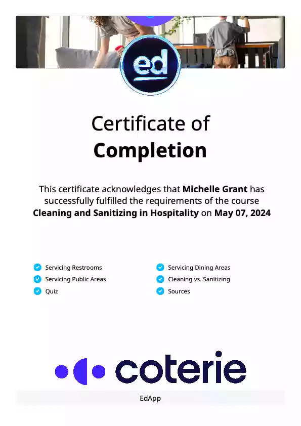 AHCA Certificate
